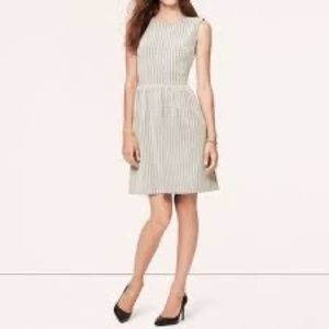 LOFT Chevron Jacquard Dress